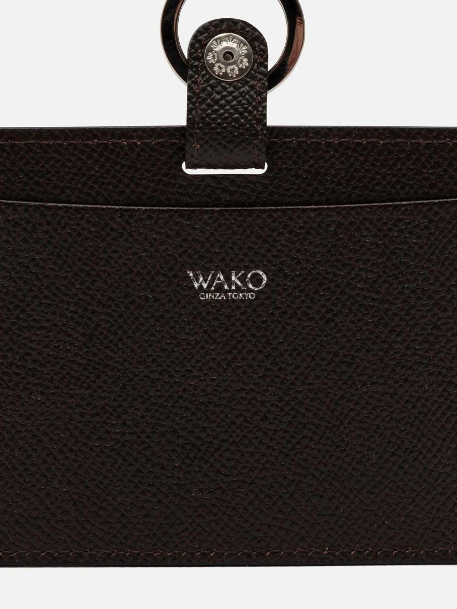 IDカードホルダー ダークブラウン |キーケース・カードケース | WAKO