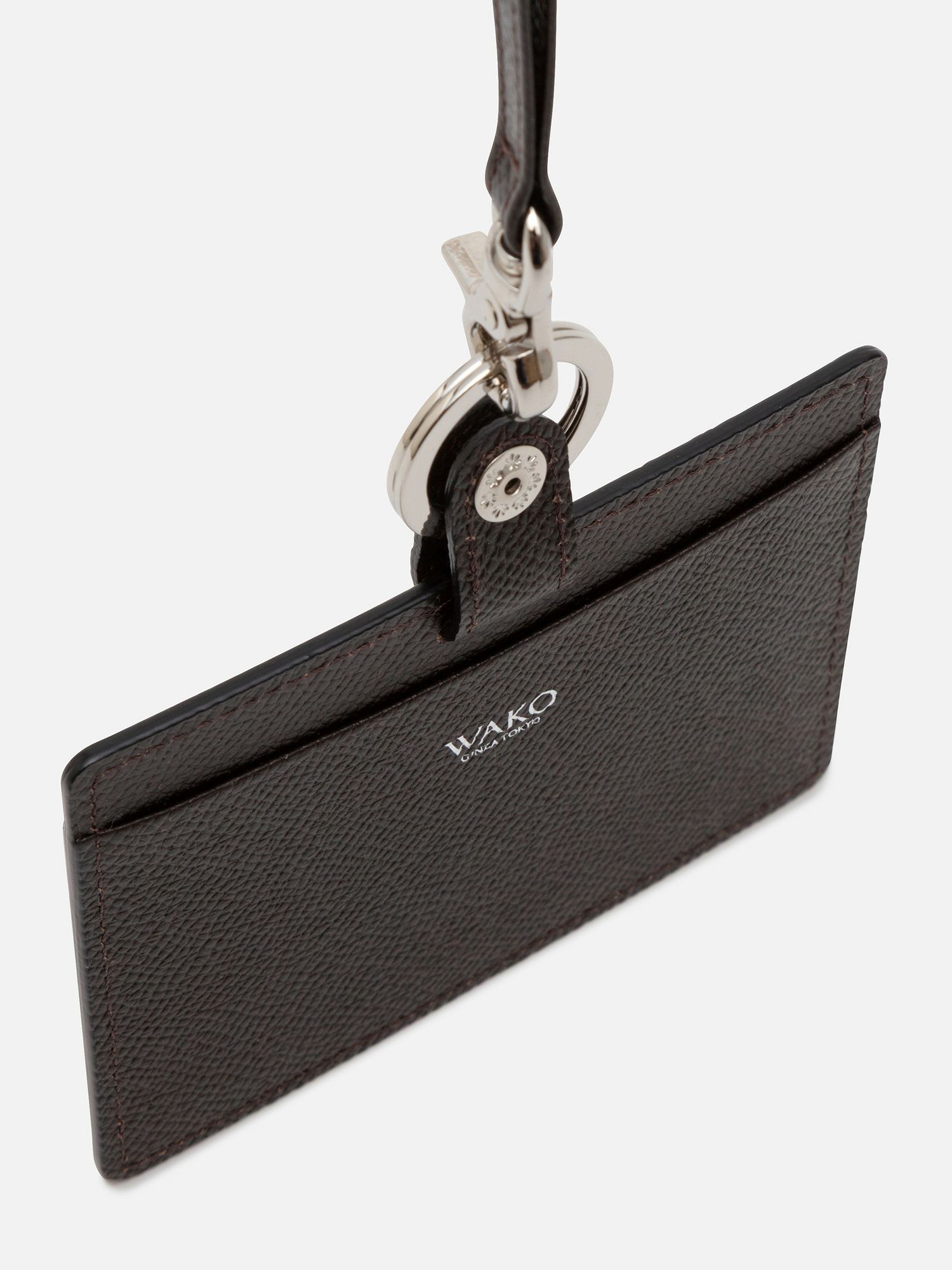 IDカードホルダー ダークブラウン |キーケース・カードケース | WAKO