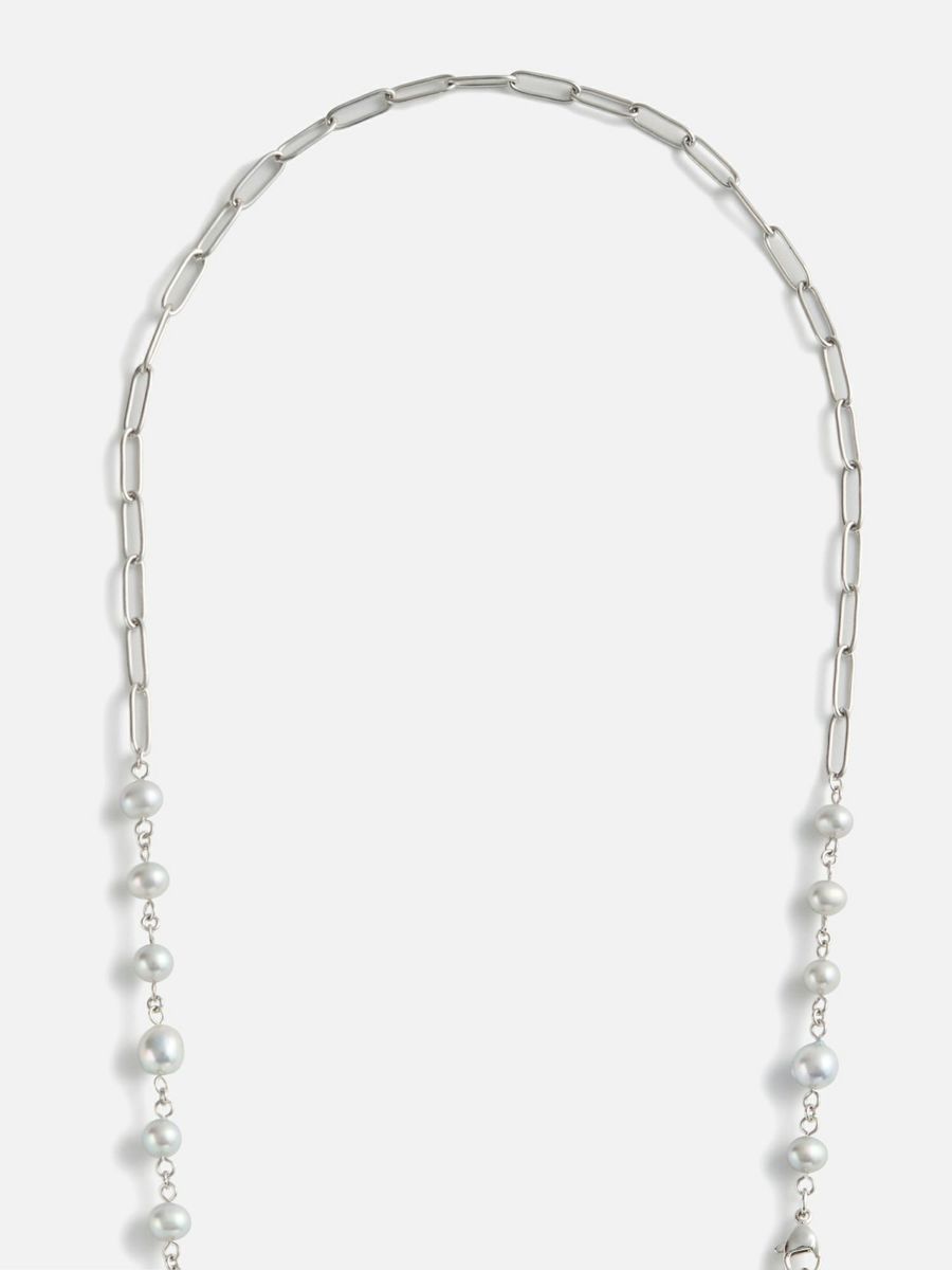 ルーペコリエ ルーペ付きネックレス グレー コンビネーション