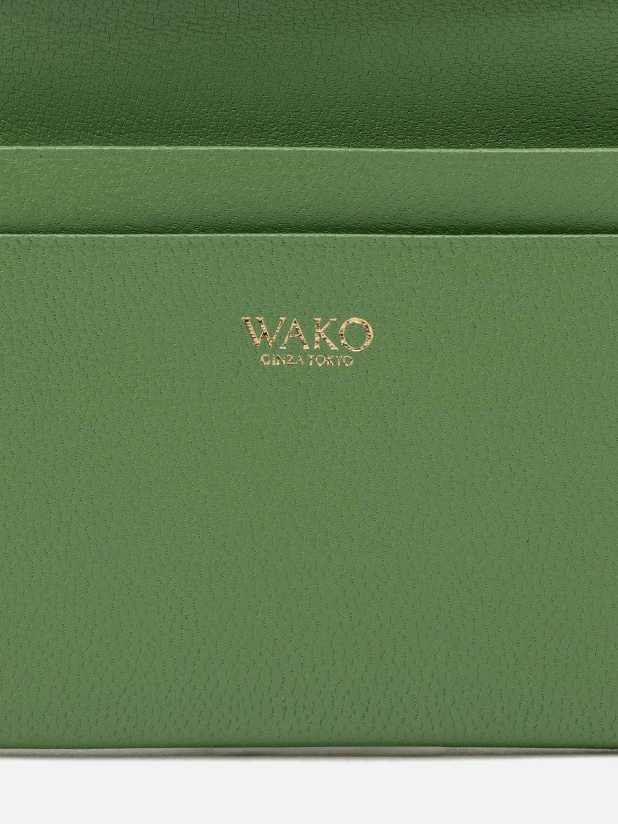 WAKO グリーン 名刺入れ 箱付き WAKO グリーン 名刺入れ 箱付き 名刺入れ | WAKO公式オンライン