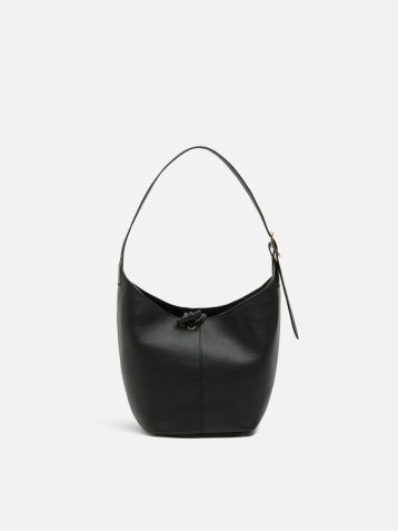 mica della valle メッシュバッグ Large ブラック |トートバッグ