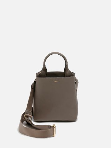 mica della valle メッシュバッグ small ベージュ |トートバッグ