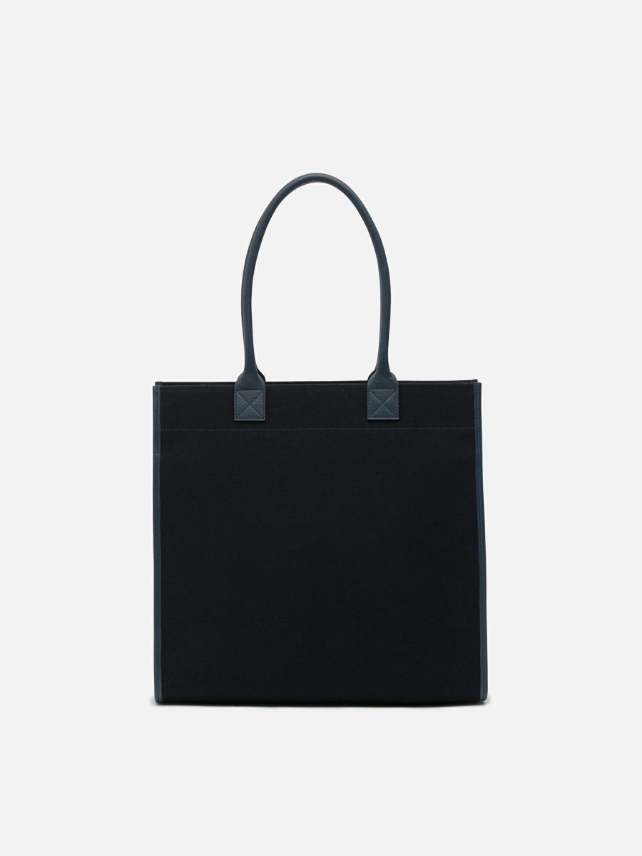 L/UNIFORM No236 THE CARRY-ALL TOTE BAG ネイビー |トートバッグ