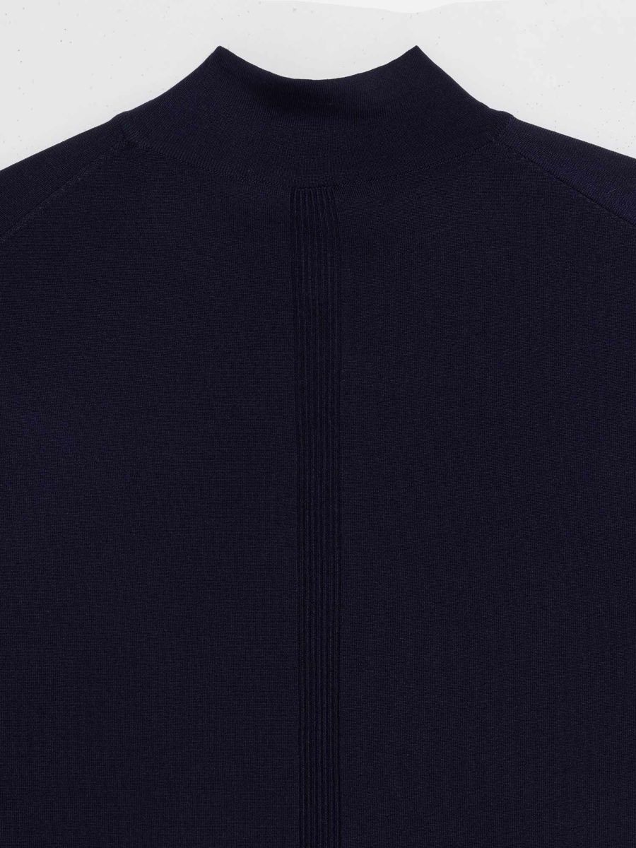 MOCKNECK SHORT SLEEVE TOP ネイビー |トップス | WAKO公式
