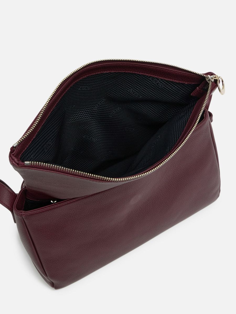 NEW CLOSET ショルダーバッグ ラージ ボルドー |ショルダーバッグ