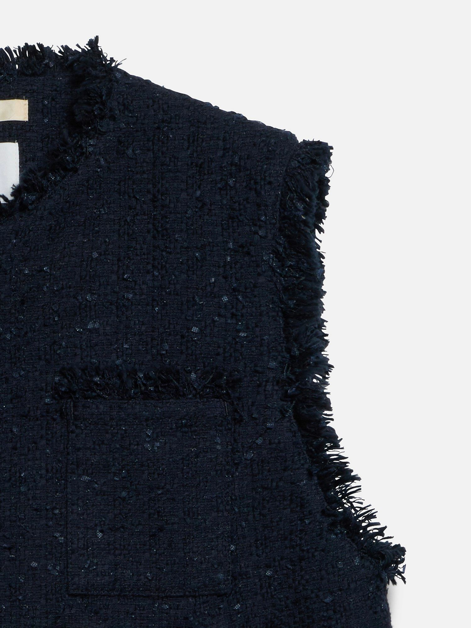 NEW CLOSET ツイードジレ ネイビー |アウター・ジャケット | WAKO公式