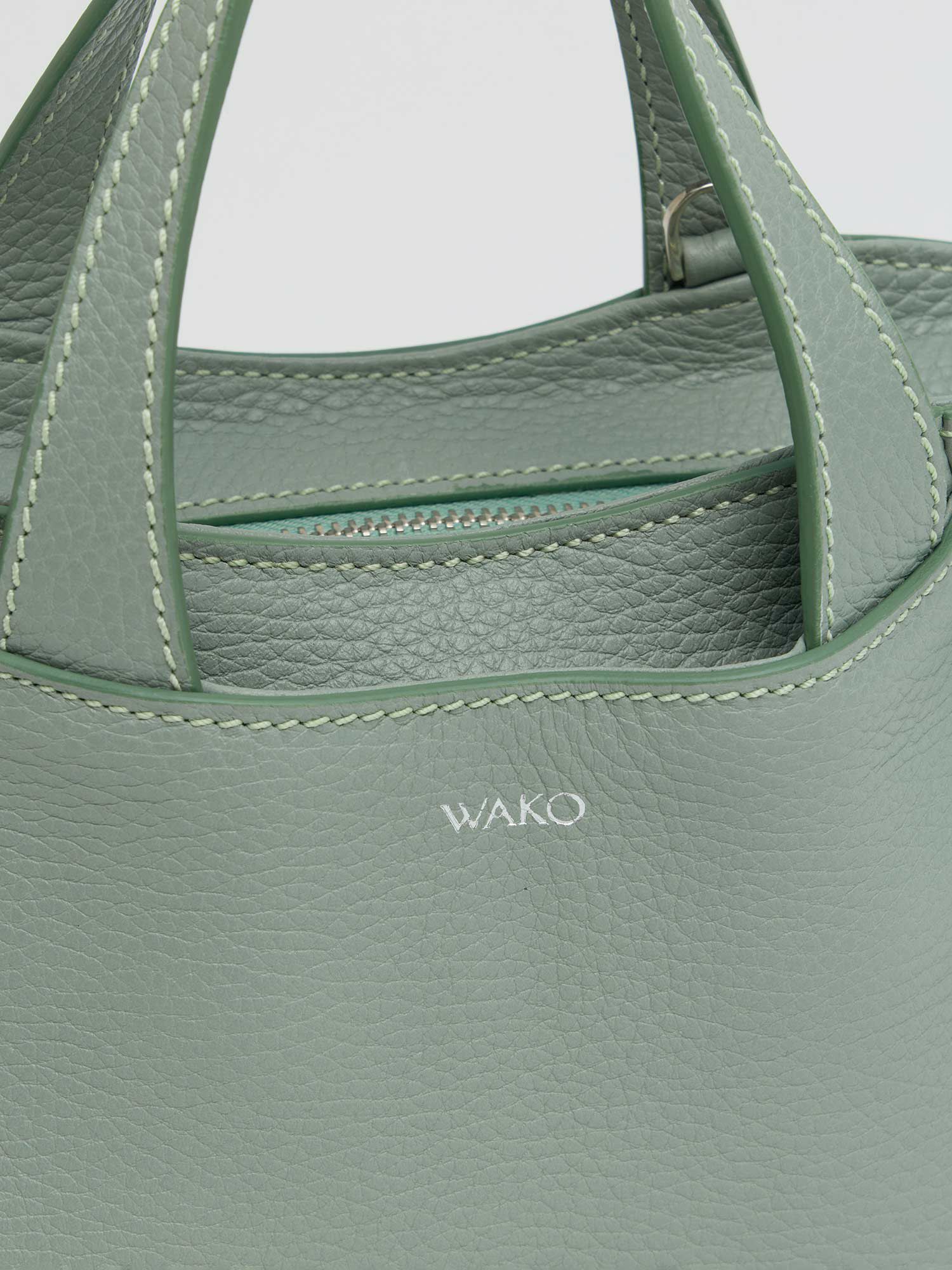 WAKO×MAURO GOVERNA バッグ ミニ エメラルドグリーン |ハンドバッグ