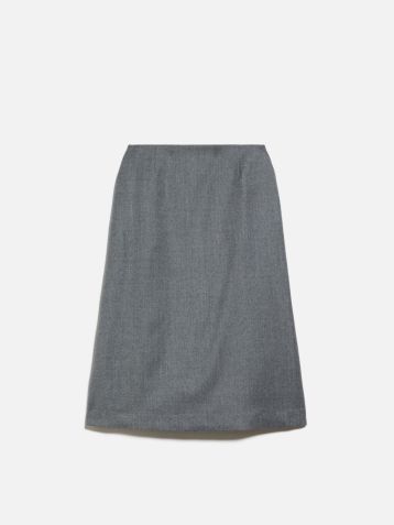 未使用に近い極美品ドゥロワー11万円■定番ダッフルコート36S■ミディアムグレー NEW CLOSET ダッフルコート ミディアムグレー |アウター
