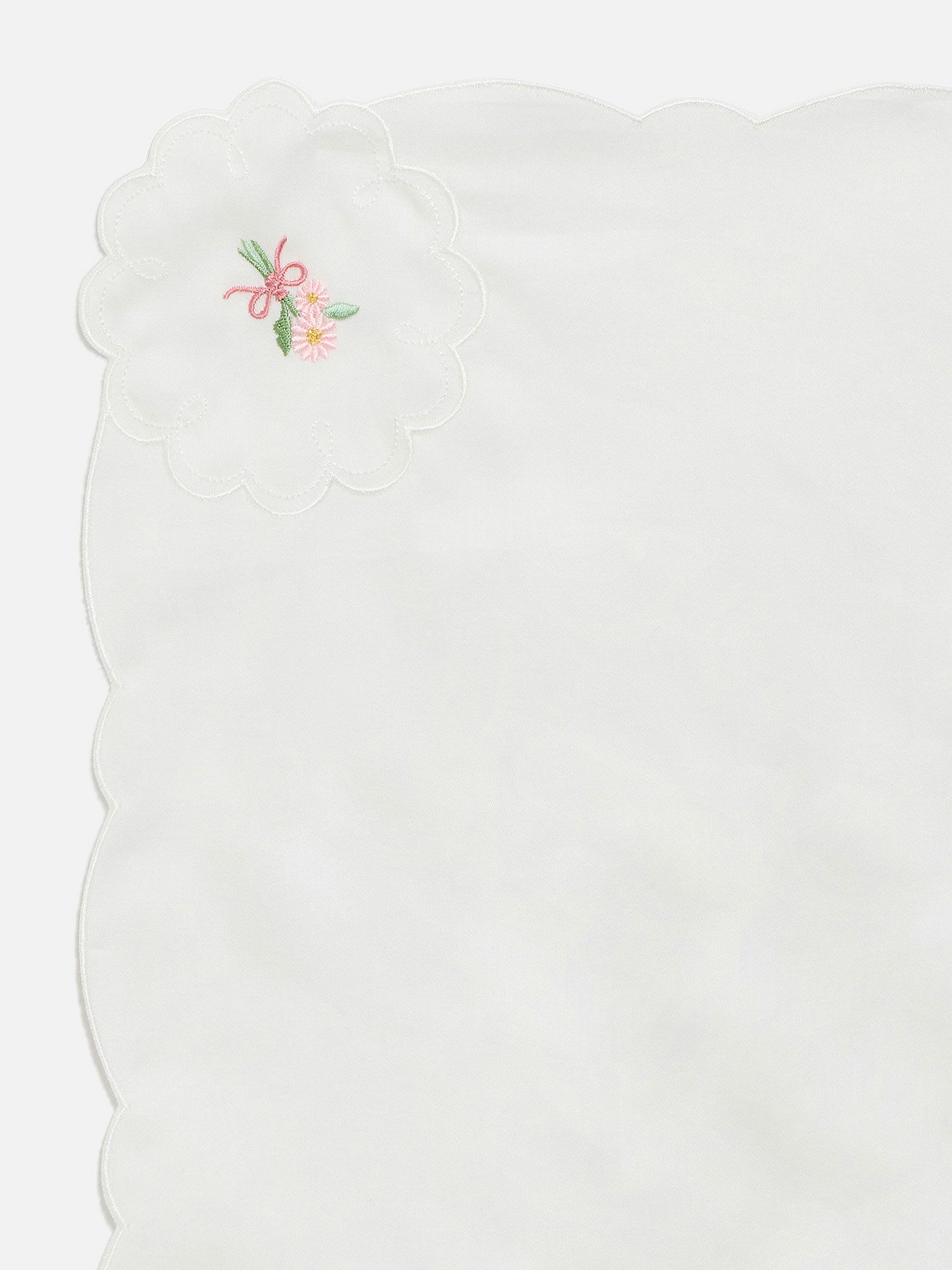 ハンカチ ホワイト |刺繍・レース | WAKO公式オンラインブティック