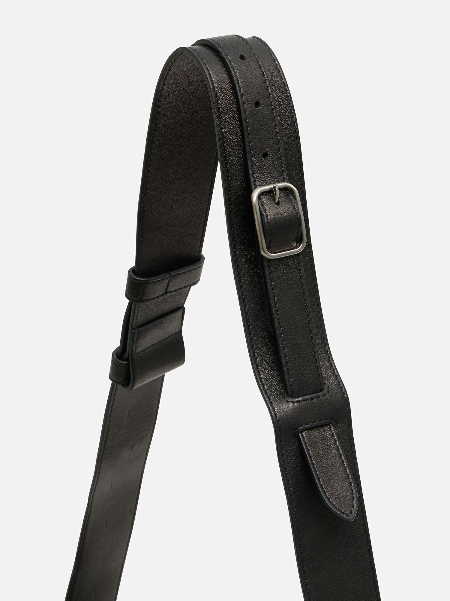 FUROSHIKI CROSS BODY BAG M LAMB ブラック |ショルダーバッグ