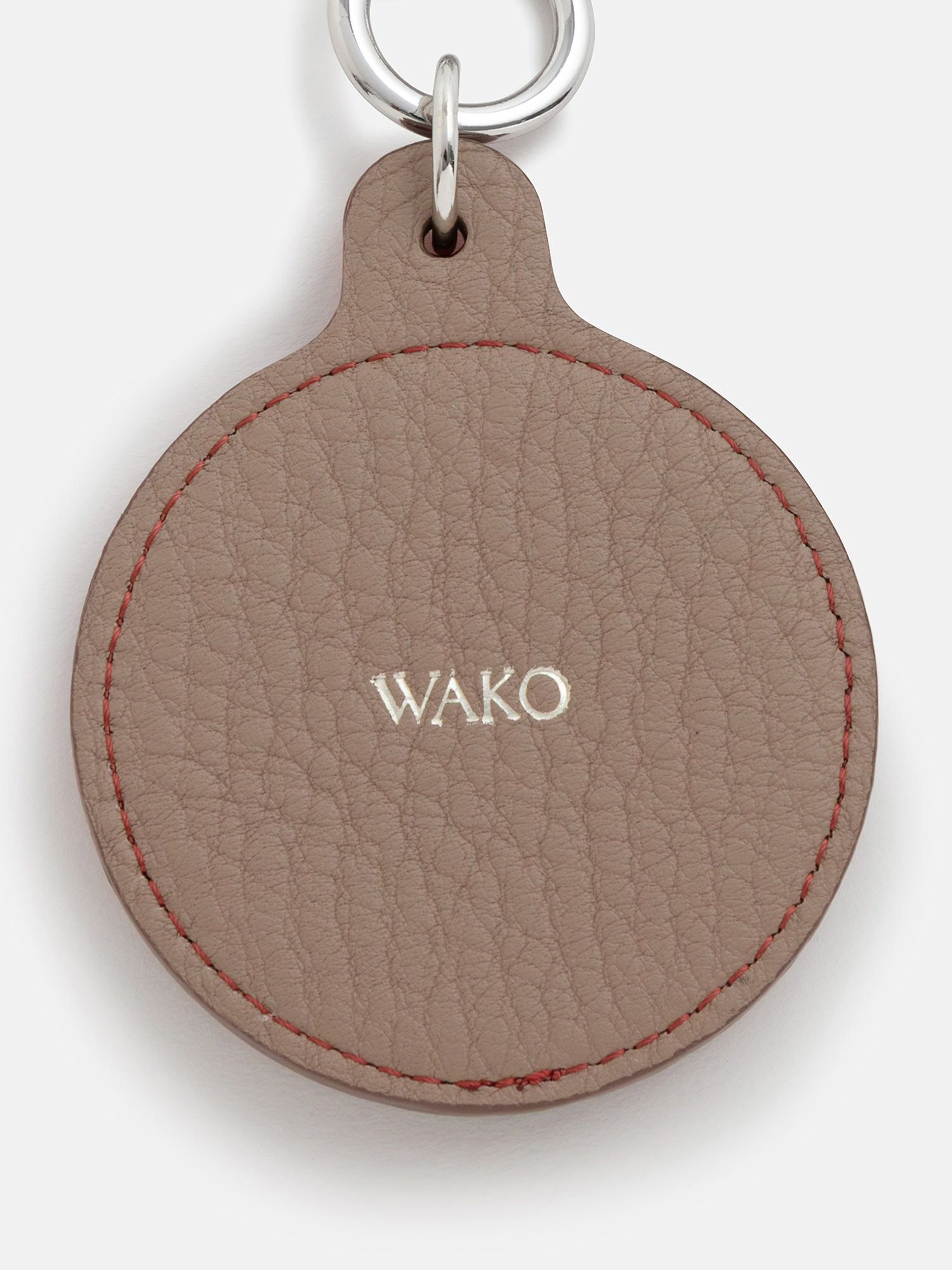 専用品WAKO 銀座和光 シボ革 レザー ベージュ チャーム付き ハンドバッグ 希少極美品✨WAKO 銀座和光 WSシリーズ シボ革 ボストンバッグ
