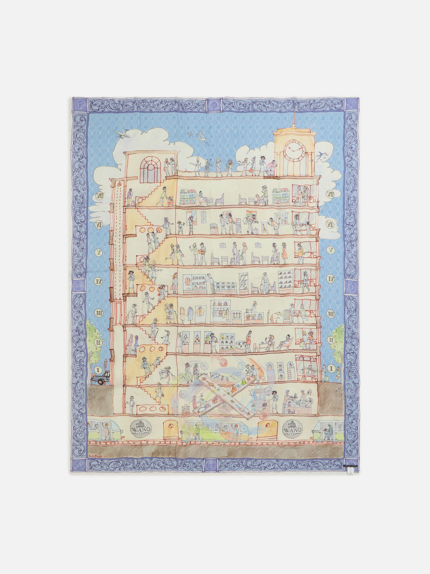 ファリエロ サルティ ストール ライトブルー |ストール | WAKO公式