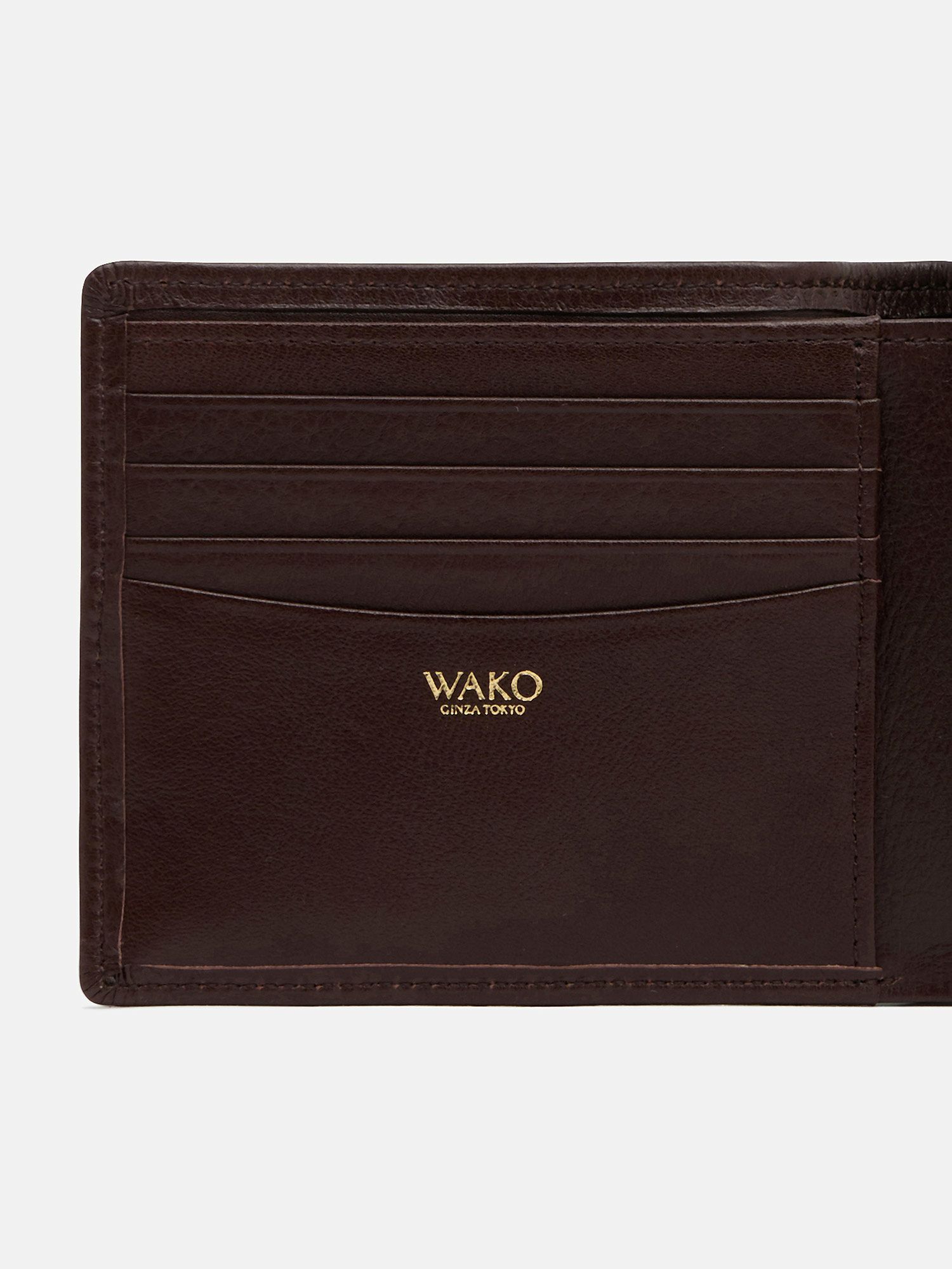 二つ折り財布 ダークブラウン |折り財布 | WAKO公式オンライン
