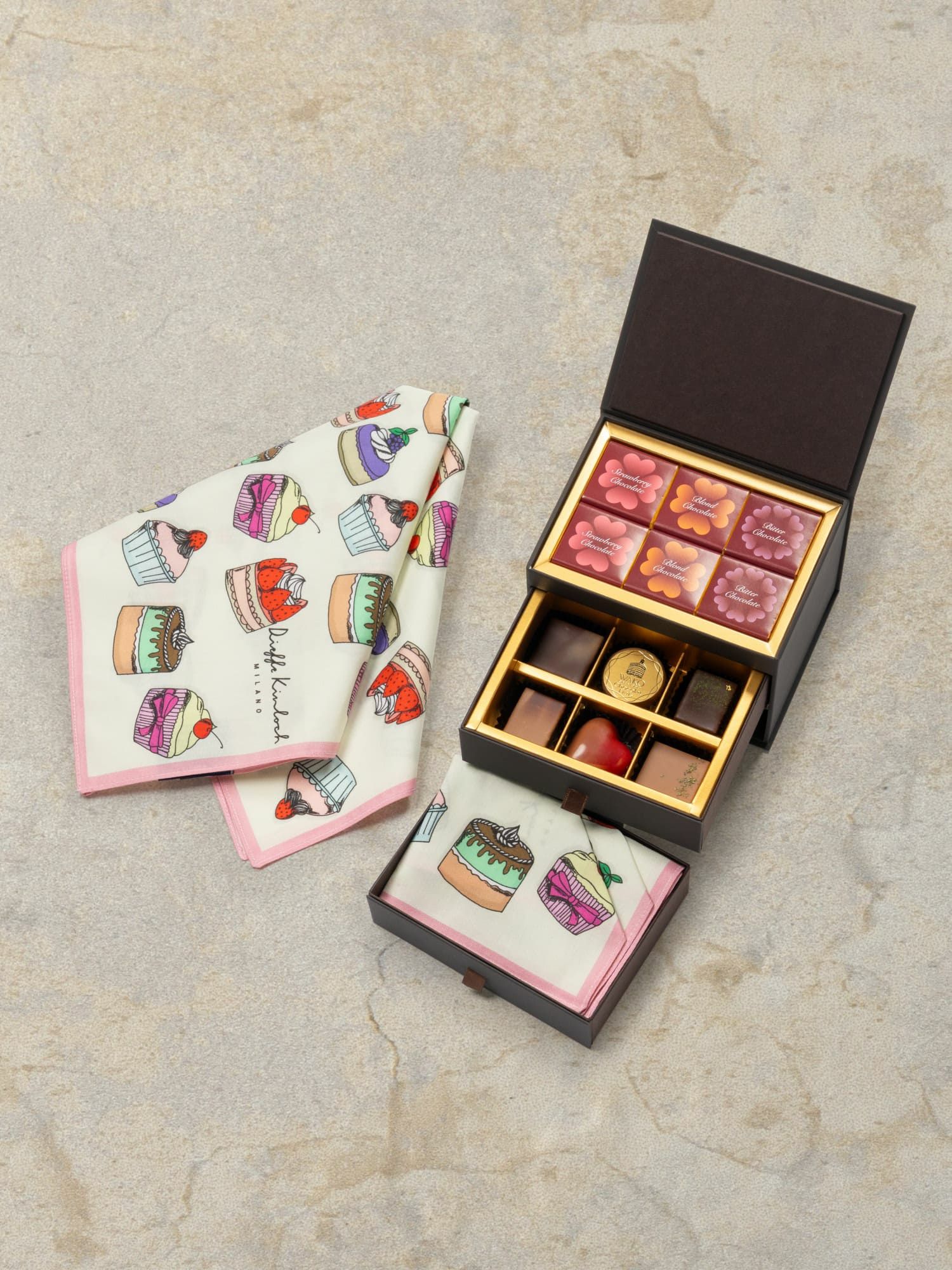 スペシャリテ＆ハンカチ詰合せ「DOLCI」